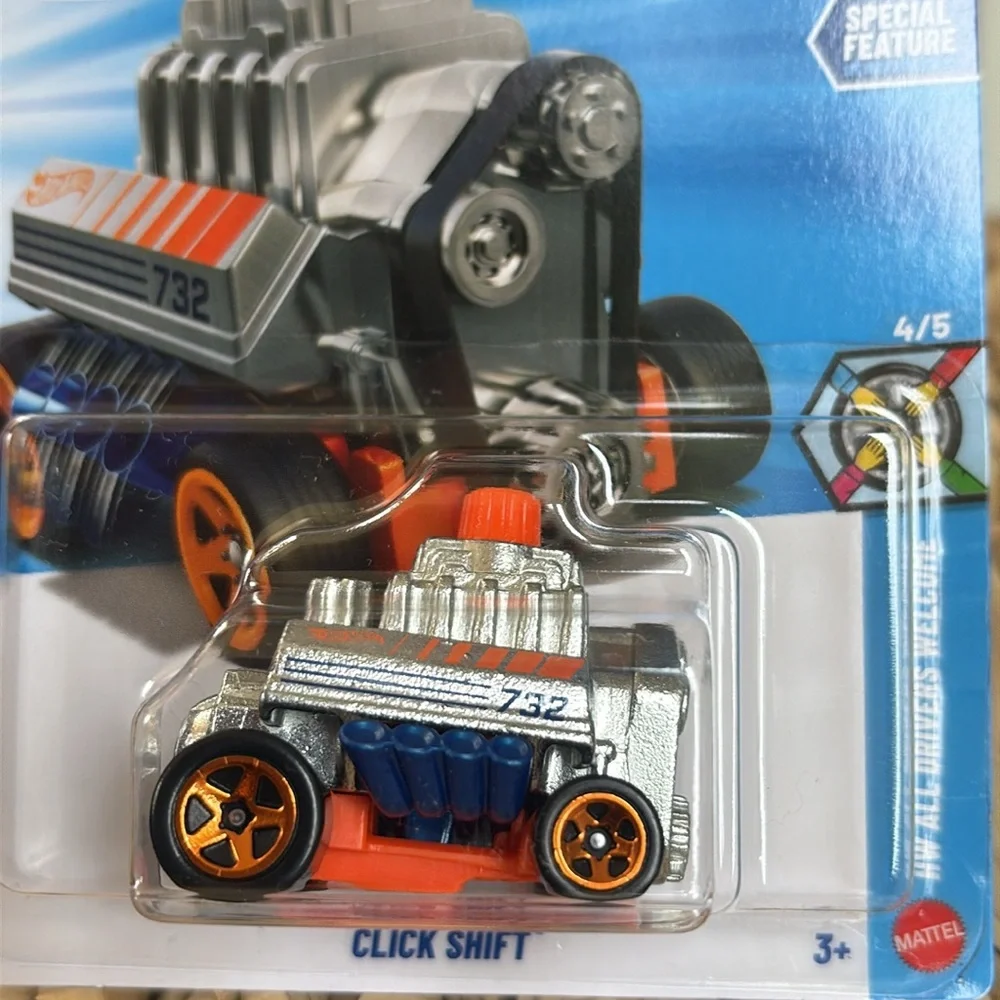 Hot Wheels Click Shift Special Feature Fidget Sensory Toy Hotwheels Car New 2026